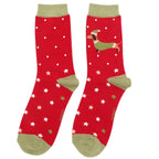 Miss Sparrow Festive Sausage Dog Socks - Simply Rye