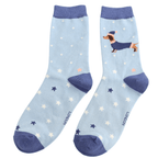 Miss Sparrow Festive Sausage Dog Socks - Simply Rye