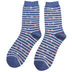 Miss Sparrow Floral Stripes Socks - Simply Rye