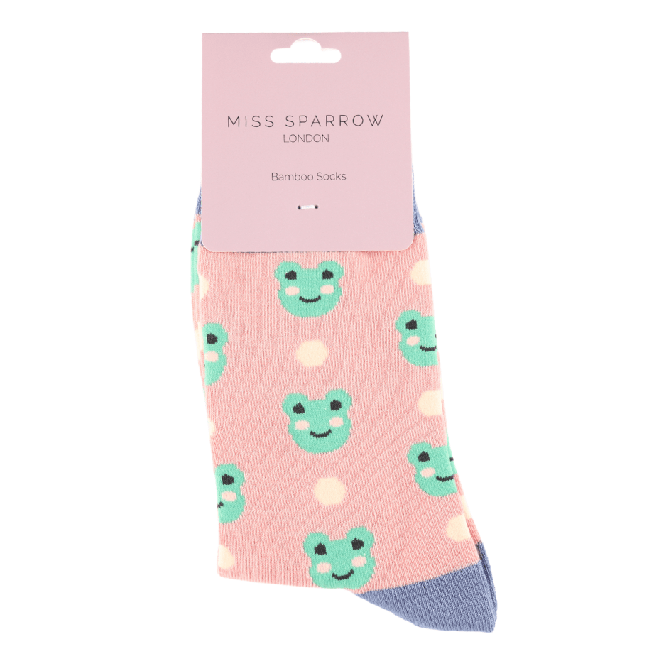 Miss Sparrow Frogs & Spots Socks - Simply Rye