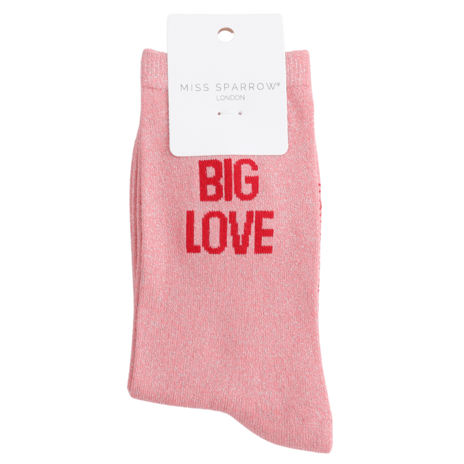 Miss Sparrow Glitter Socks - Big Love - Simply Rye
