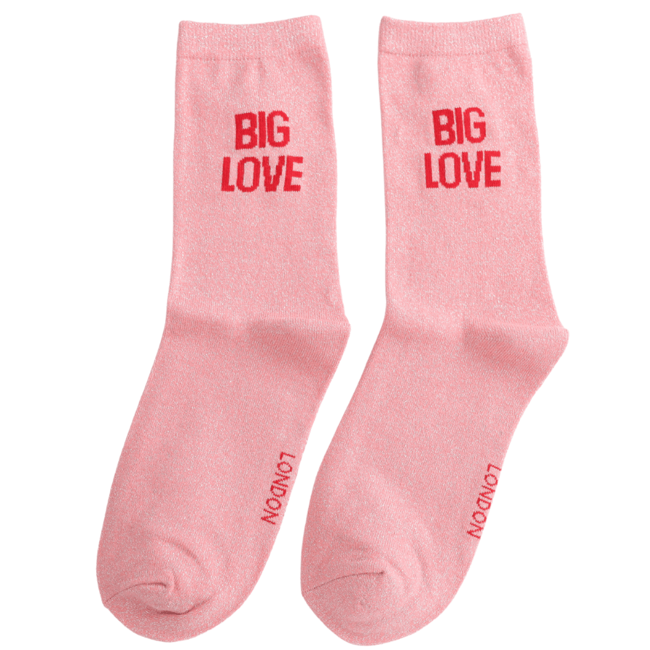 Miss Sparrow Glitter Socks - Big Love - Simply Rye