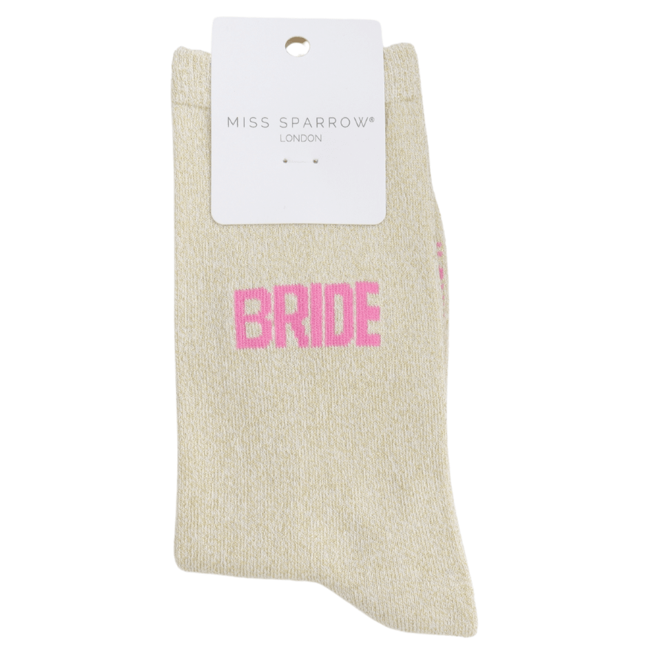 Miss Sparrow Glitter Socks - Bride - Simply Rye