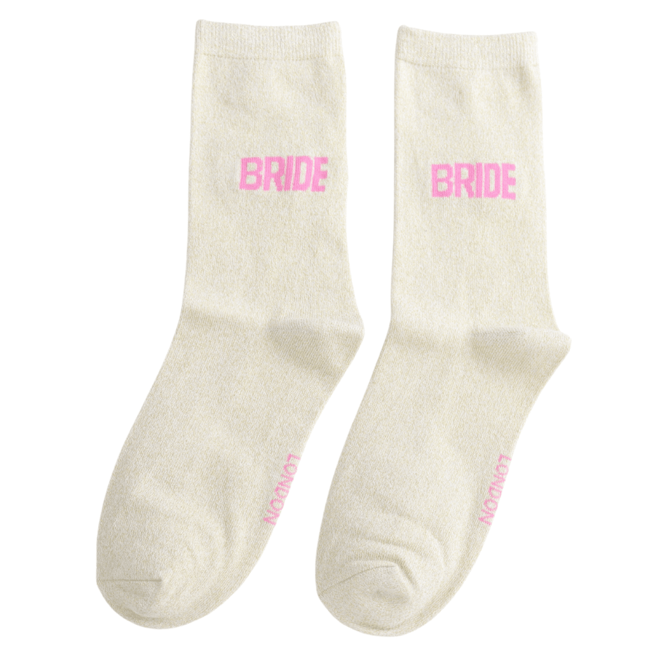 Miss Sparrow Glitter Socks - Bride - Simply Rye