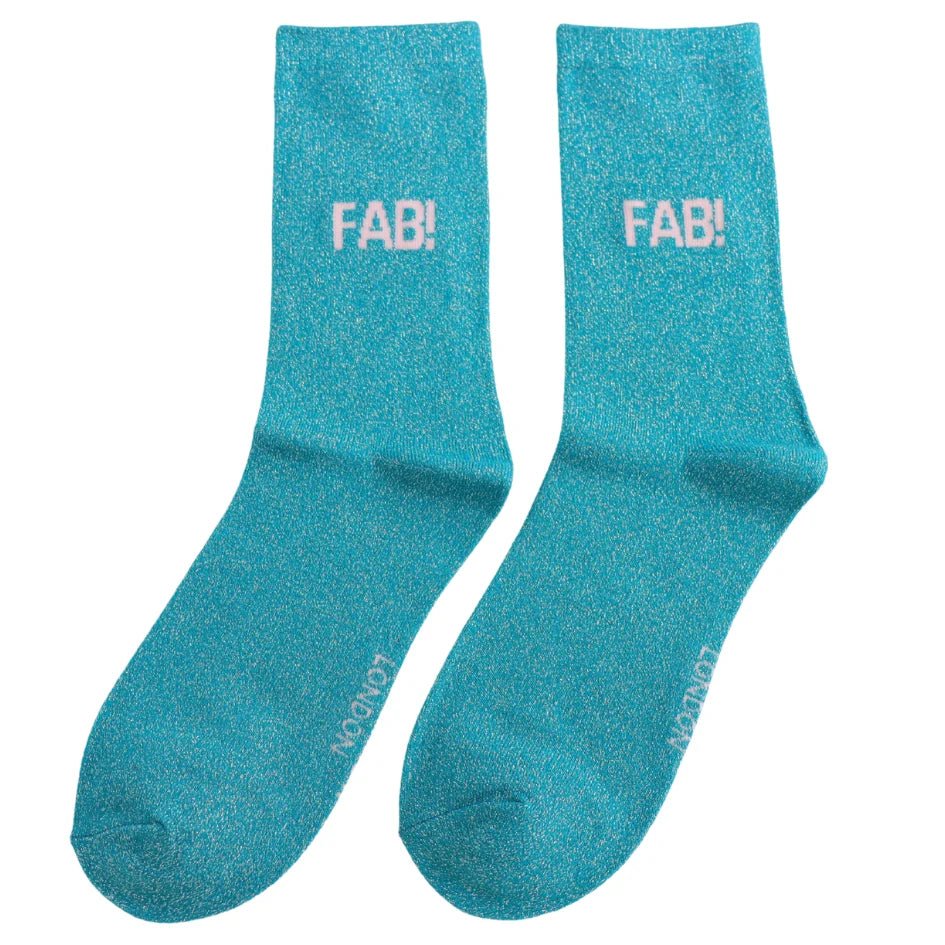 Miss Sparrow Glitter Socks - Fab! - Simply Rye