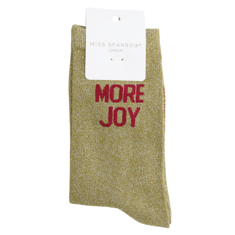 Miss Sparrow Glitter Socks - More Joy - Simply Rye