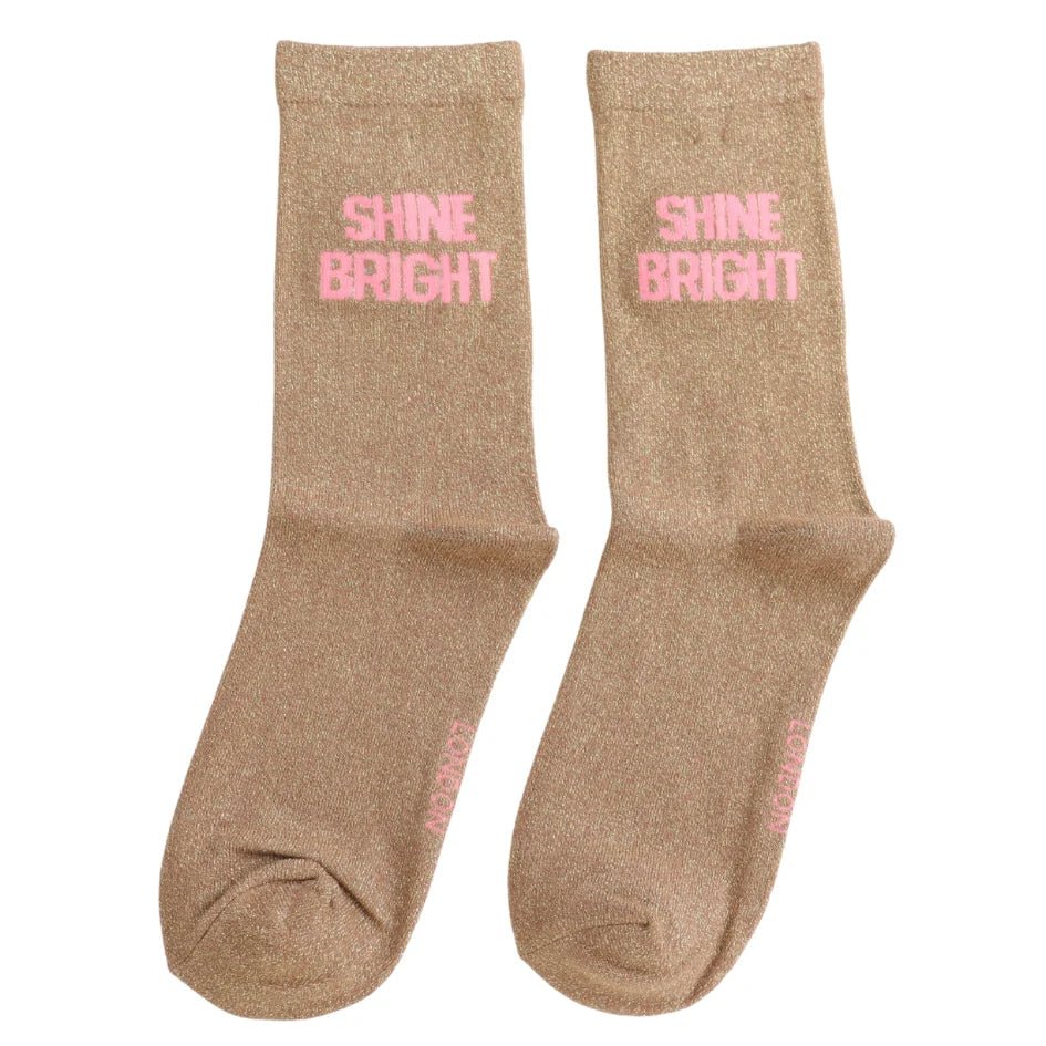 Miss Sparrow Glitter Socks - Shine Bright - Simply Rye