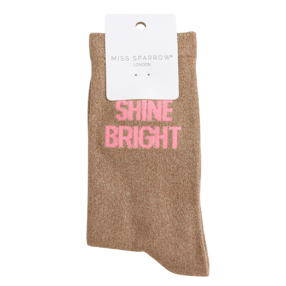 Miss Sparrow Glitter Socks - Shine Bright - Simply Rye