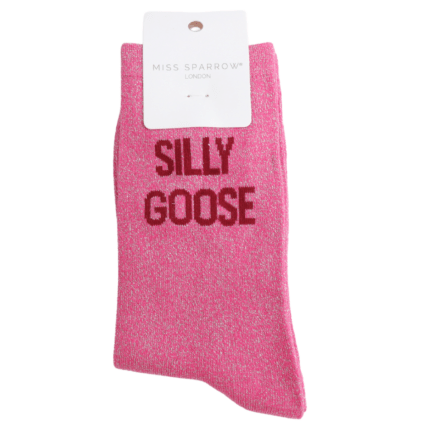 Miss Sparrow Glitter Socks - Silly Goose - Simply Rye