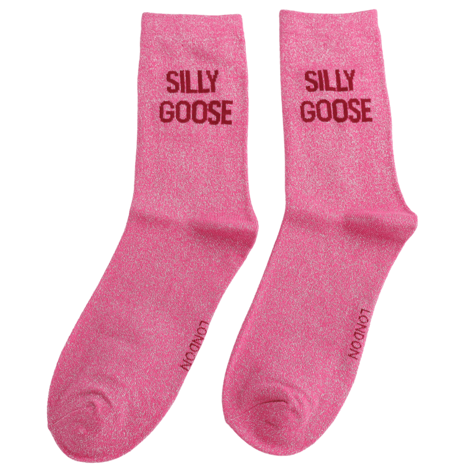 Miss Sparrow Glitter Socks - Silly Goose - Simply Rye