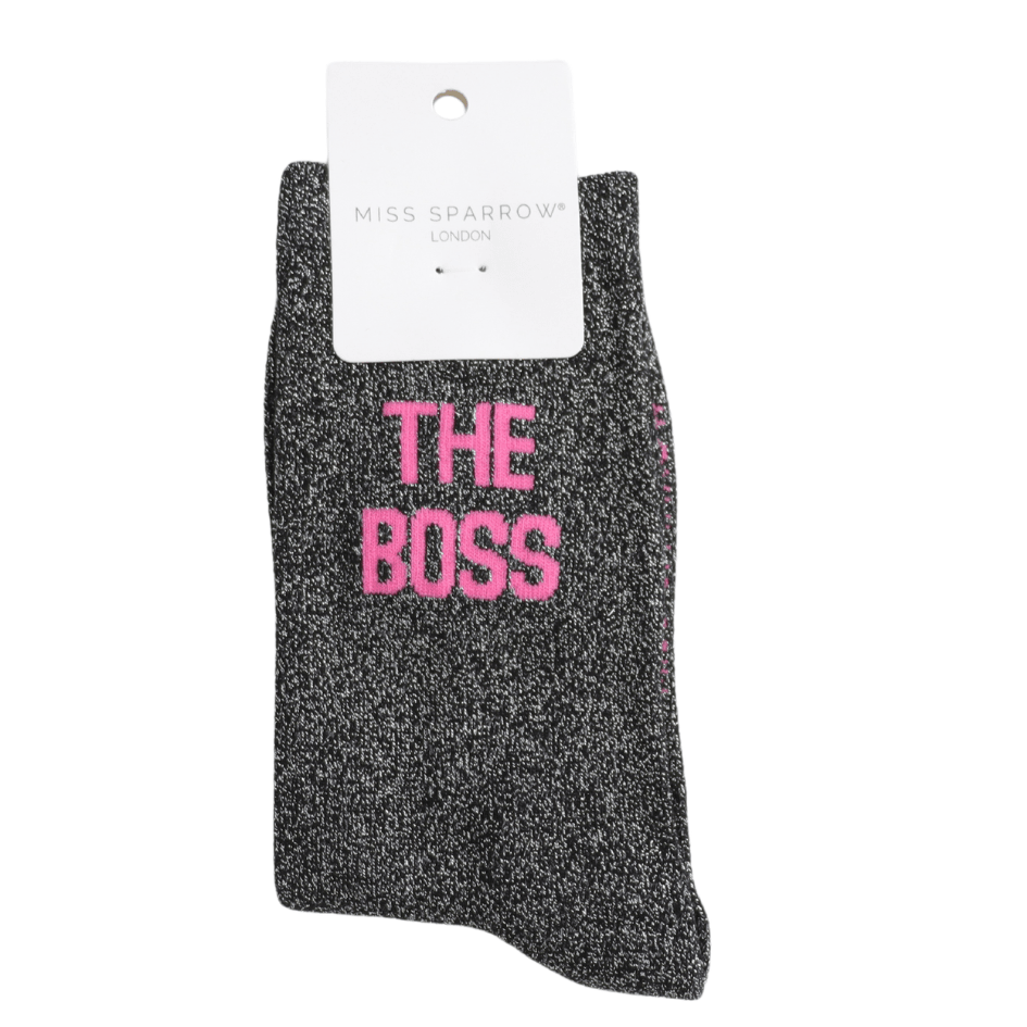 Miss Sparrow Glitter Socks - The Boss - Simply Rye