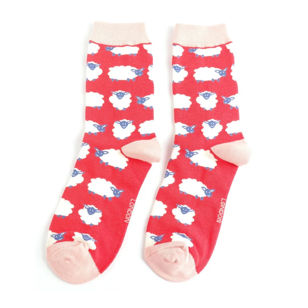 Miss Sparrow Happy Sheep Socks - Simply Rye