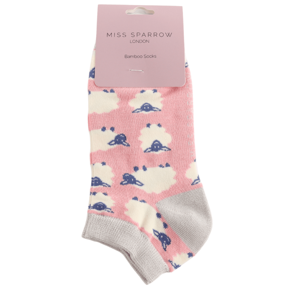 Miss Sparrow Happy Sheep Trainer Socks - Simply Rye