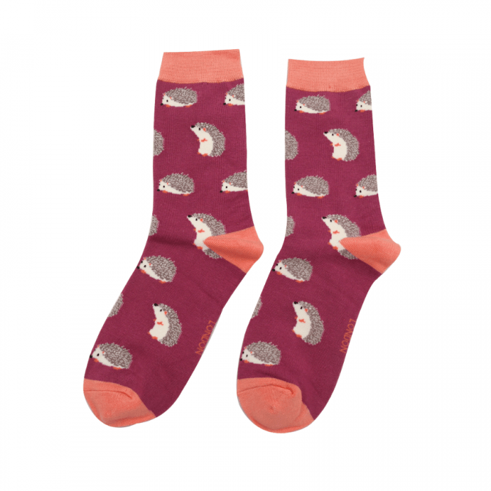 Miss Sparrow Hedgehogs Socks - Simply Rye