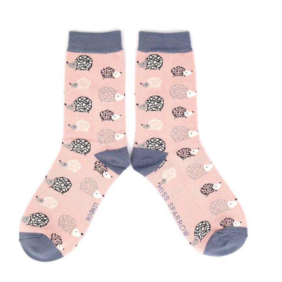 Miss Sparrow Hedgehogs Socks - Simply Rye