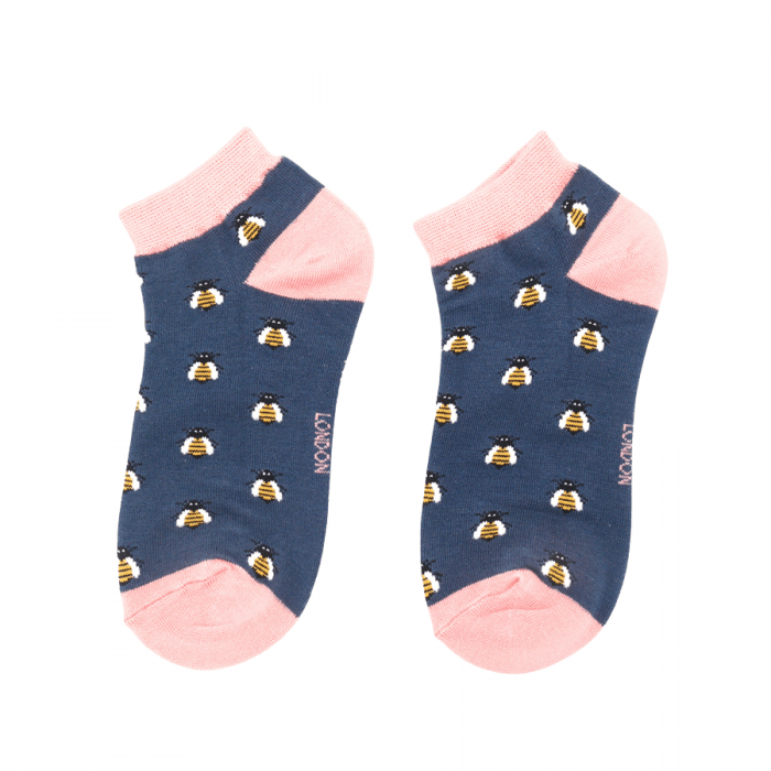 Miss Sparrow Honey Bees Trainer Socks - Simply Rye