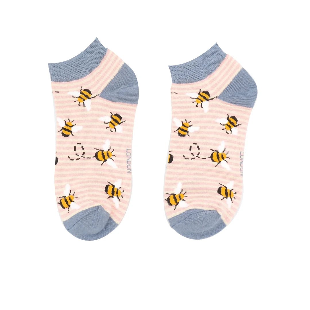 Miss Sparrow Honey Bees Trainer Socks - Simply Rye