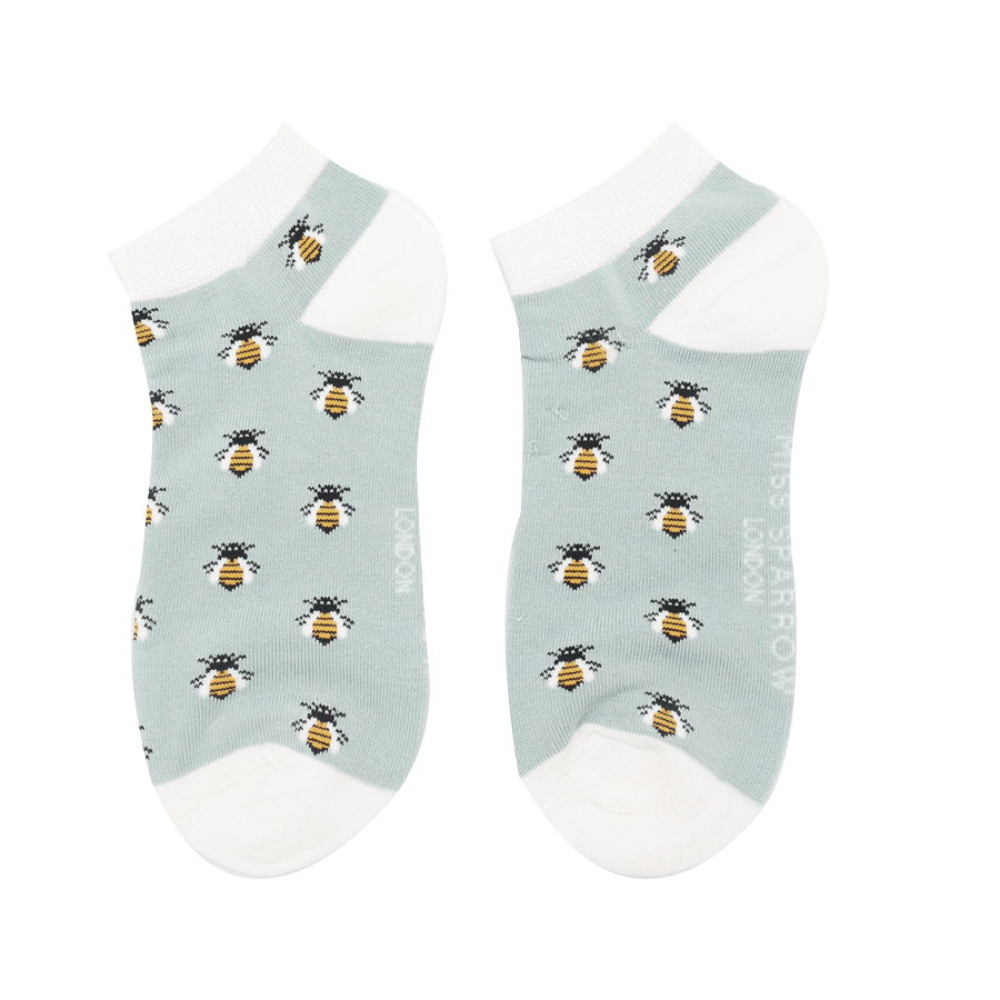 Miss Sparrow Honey Bees Trainer Socks - Simply Rye