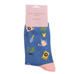 Miss Sparrow In The Allotment Socks - Simply Rye