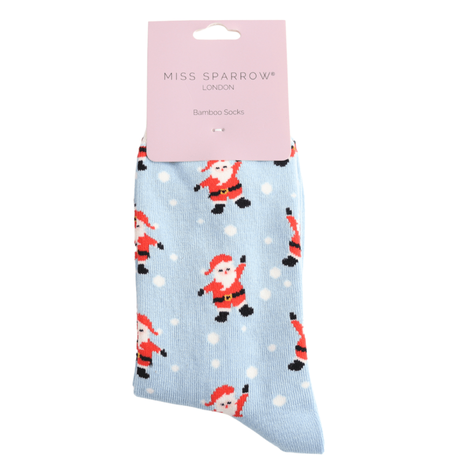 Miss Sparrow Jolly Santa Socks - Simply Rye