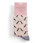 Miss Sparrow Kissing Puffins Socks - Simply Rye