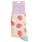Miss Sparrow Little Strawberries Socks - Simply Rye