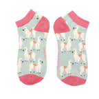 Miss Sparrow Llamas Trainer Socks - Simply Rye