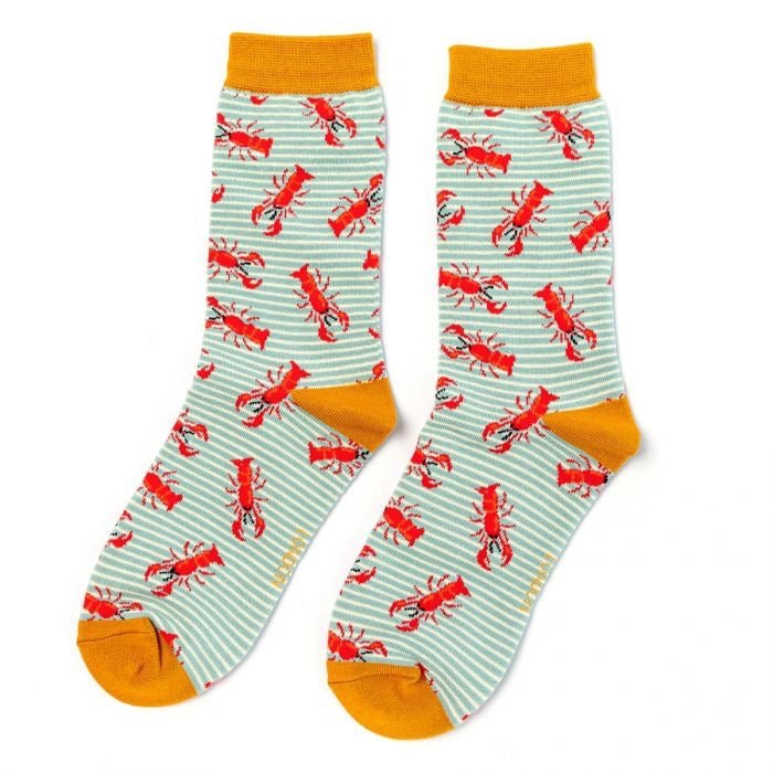 Miss Sparrow Lobsters Socks - Simply Rye