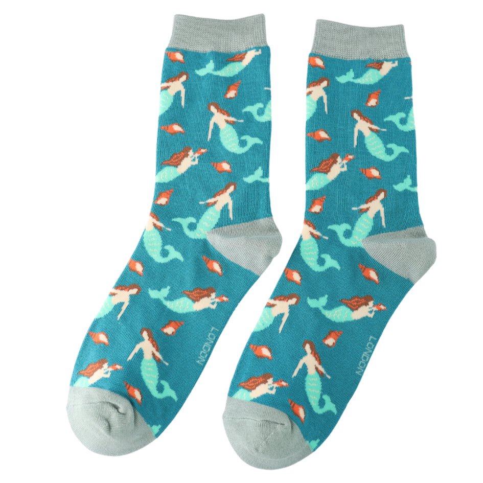 Miss Sparrow Mermaids Socks - Simply Rye