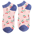 Miss Sparrow Mini Cherries Trainer Socks - Simply Rye