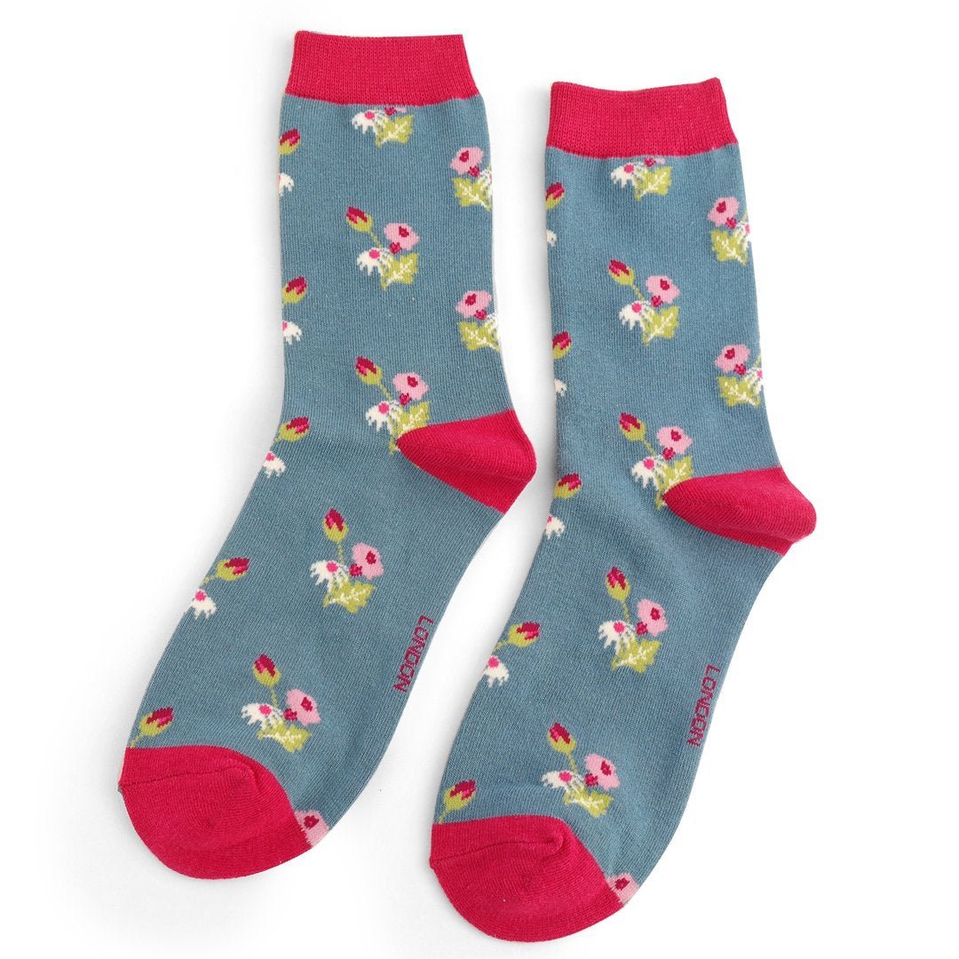 Miss Sparrow Mini Floral Socks - Simply Rye