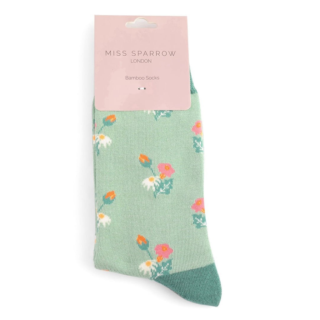 Miss Sparrow Mini Floral Socks - Simply Rye