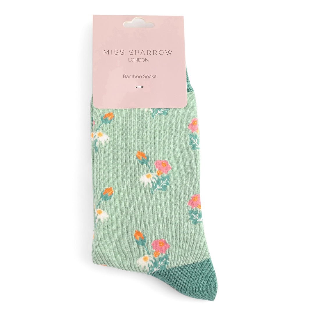Miss Sparrow Mini Floral Socks - Simply Rye