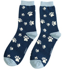 Miss Sparrow Paw Prints Socks - Simply Rye