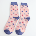 Miss Sparrow Paws & Stripes Socks - Simply Rye