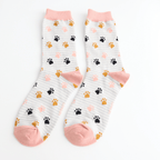 Miss Sparrow Paws & Stripes Socks - Simply Rye