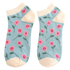 Miss Sparrow Petite Flowers Trainer Socks - Simply Rye