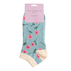 Miss Sparrow Petite Flowers Trainer Socks - Simply Rye