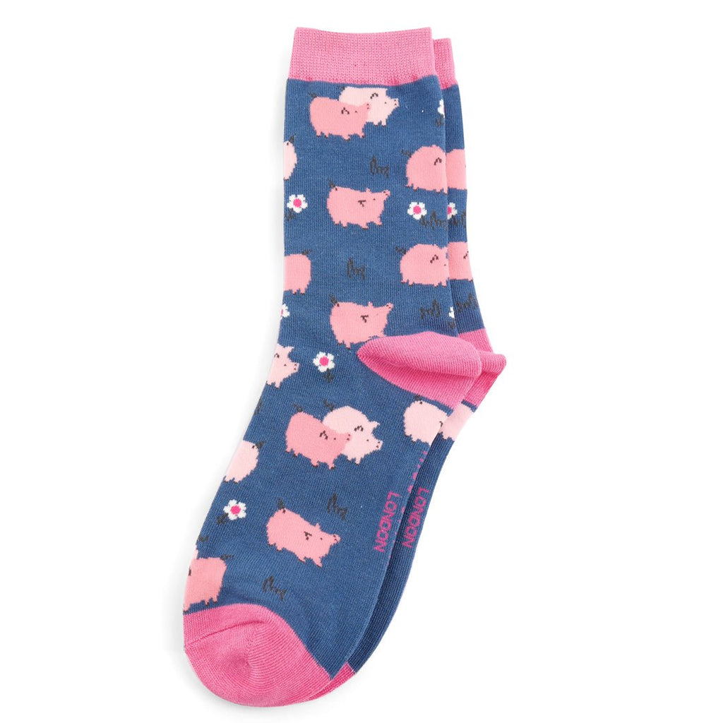 Miss Sparrow Pretty Pigs Socks - Simply Rye