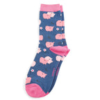 Miss Sparrow Pretty Pigs Socks - Simply Rye