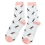 Miss Sparrow Puffins & Spots Socks - Simply Rye