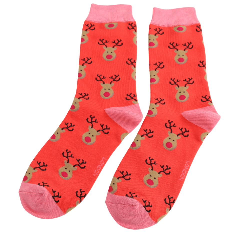 Miss Sparrow Reindeer Socks - Simply Rye