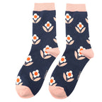 Miss Sparrow Retro Daisies Socks - Simply Rye