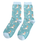 Miss Sparrow Santa Seals Socks - Simply Rye