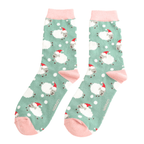 Miss Sparrow Santa Sheep Socks - Simply Rye
