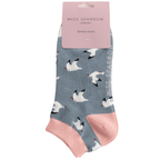 Miss Sparrow Seagulls Trainer Socks - Simply Rye