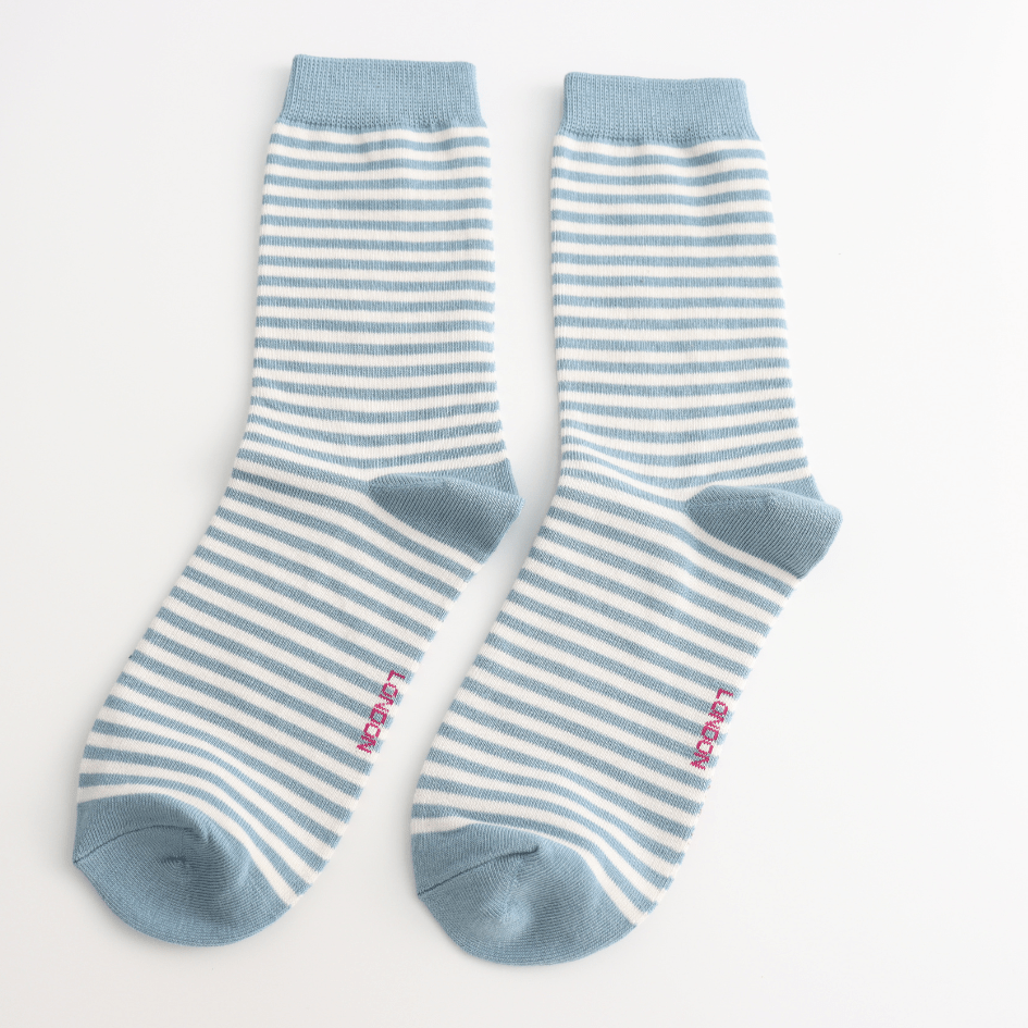 Miss Sparrow Simple Stripes Socks - Simply Rye