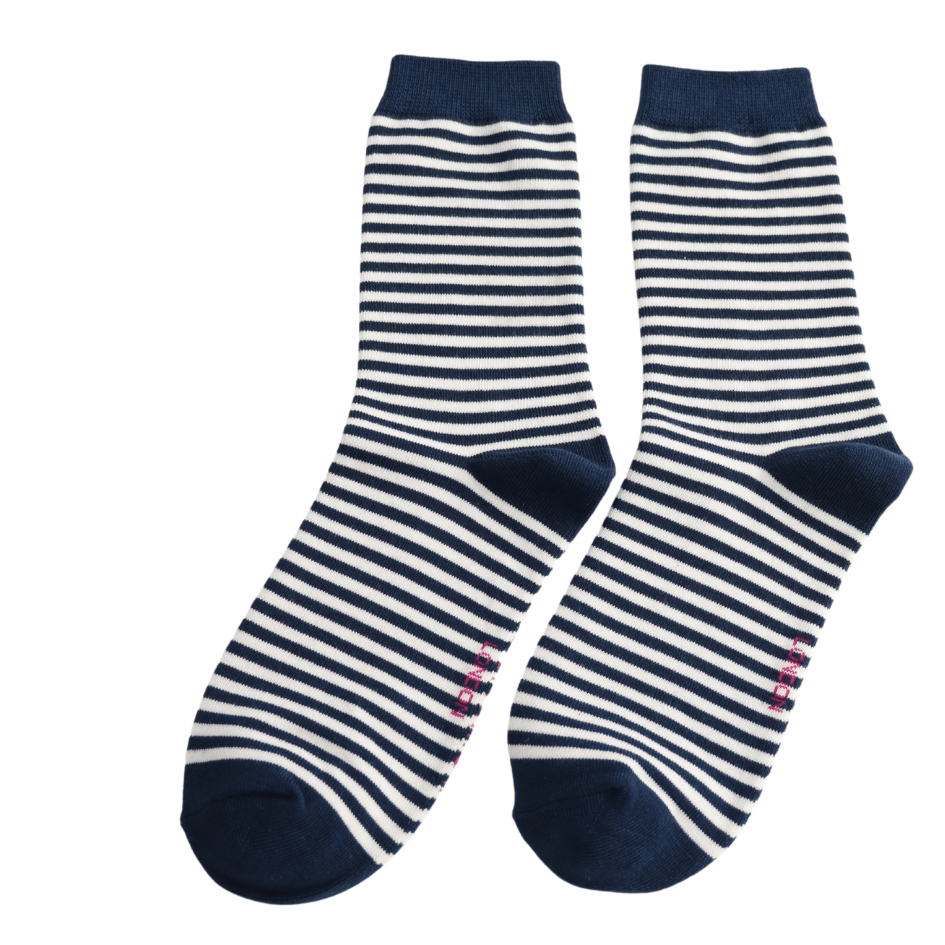 Miss Sparrow Simple Stripes Socks - Simply Rye