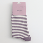 Miss Sparrow Simple Stripes Socks - Simply Rye