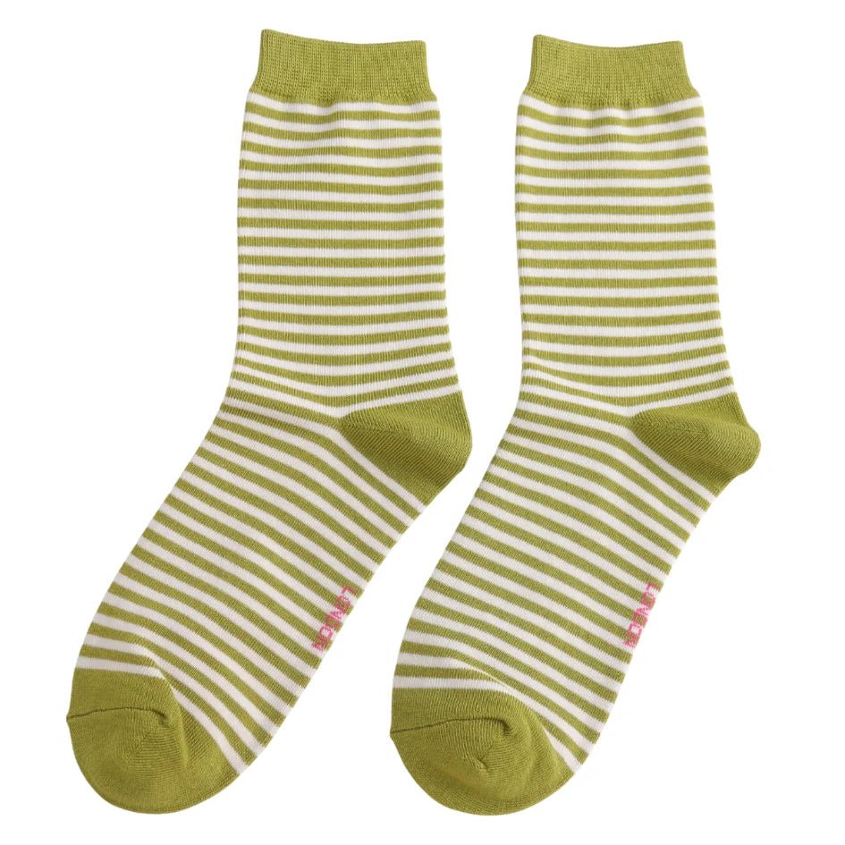 Miss Sparrow Simple Stripes Socks - Simply Rye